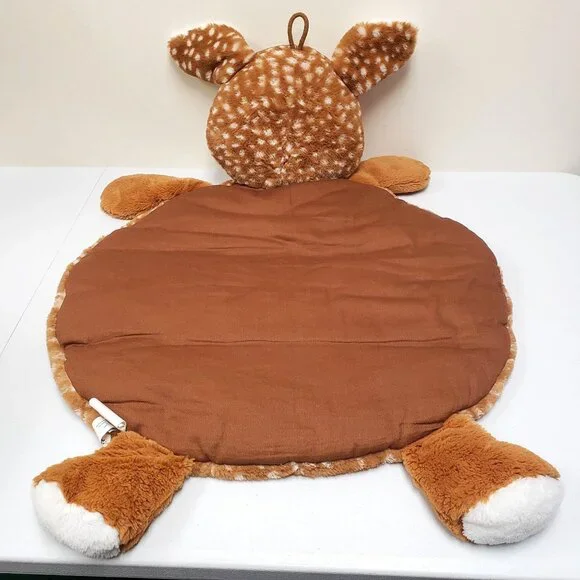 Mary Meyer 38" Deer Fawn Baby Play Mat Plush - Picture 2 of 6